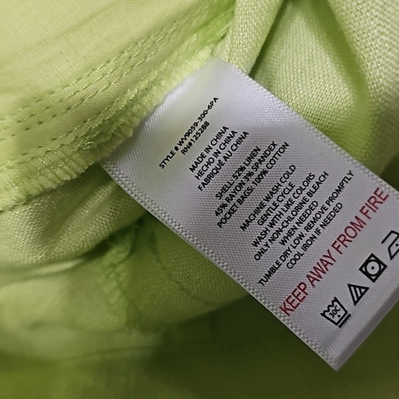 Jason Wu Lime Pants Trousers Size Small‎ - Picture 5 of 10